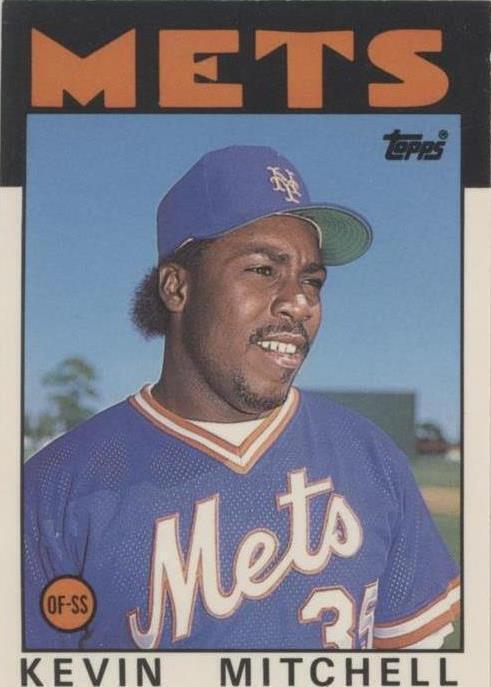 1986 Topps negociado - Kevin Mitchell #74T