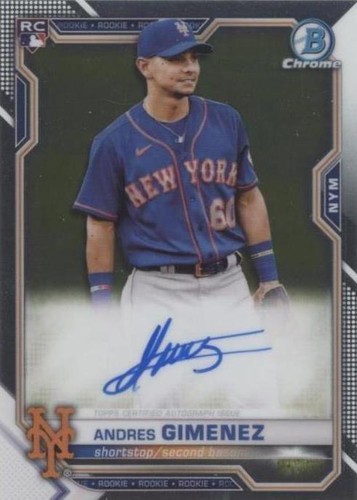 2021 Bowman - Andres Gimenez #CRA-AG