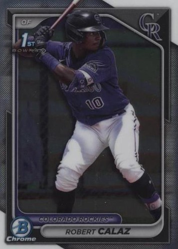 Robert Calaz 1st Bowman Chrome Mojo Refractor 2024 Mega Box