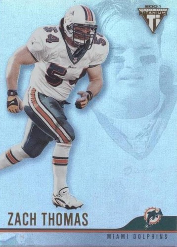 2001 Pacific Private Stock Titanium Zach Thomas #70