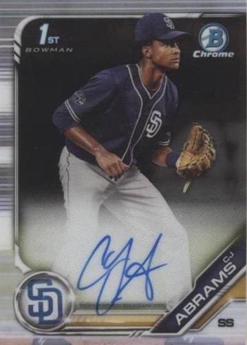 2019 Bowman Draft - C.J. Abrams #CDA-CA