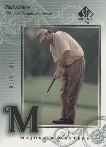 2002 SP Authentic - Paul Azinger #133