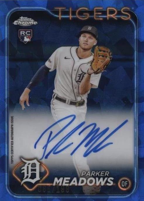 2024 Topps Chrome Sapphire Edition - Parker Meadows #CSA-PM