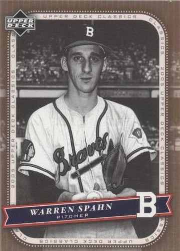 2005 Upper Deck Classics - Warren Spahn #96