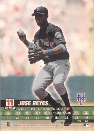 2004 MLB Showdown - Jose Reyes #222