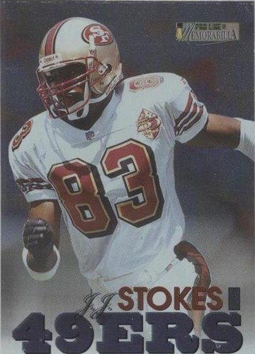 1996 Pro Line II Memorabilia J.J. Stokes #21