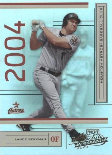2004 Playoff Absolute Memorabilia - Lance Berkman #86
