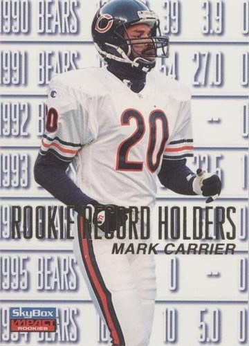 1996 Skybox Impact Rookies Mark Carrier #142