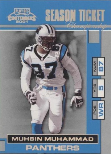 2001 Playoff Contenders Muhsin Muhammad #12