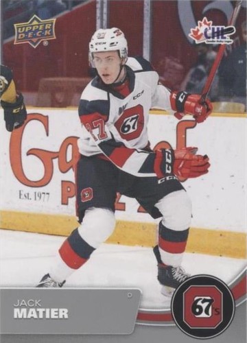 2021-22 Upper Deck CHL - Jack Matier #58
