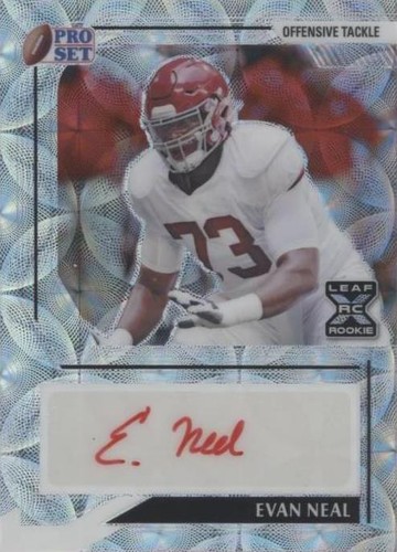 2022 Leaf Pro Set Metal Evan Neal #PA-EN1