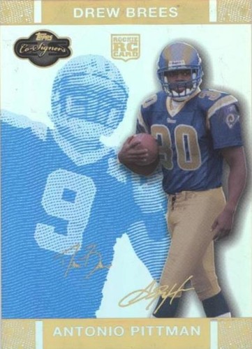 2007 Topps Co-Signers Antonio Pittman Drew Brees #72