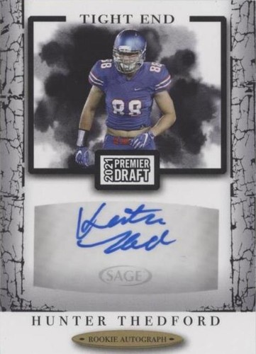 2021 Sage Premier Draft Hunter Thedford #A207