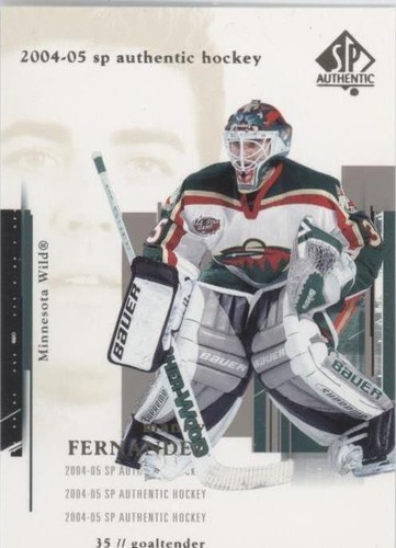 2004-05 SP Authentic - Manny Fernandez #45