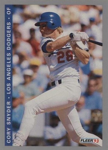 1993 Fleer Final Edition - Cory Snyder #F-84