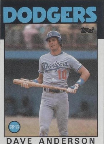 1986 Topps - Dave Anderson #758