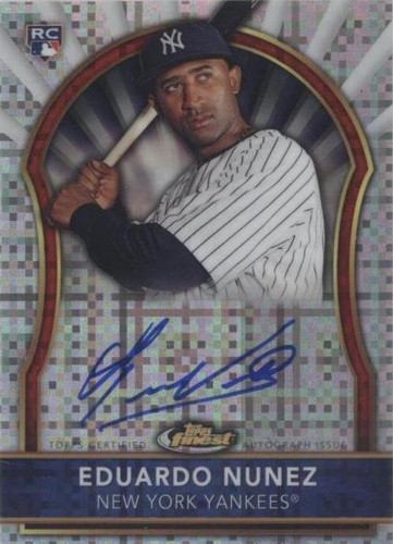 2011 Topps Finest - Eduardo Nunez #105