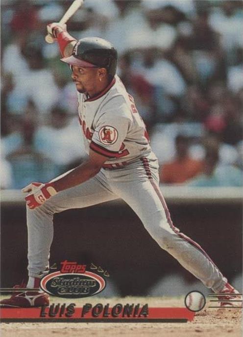 Topps Stadium Club 1993 - Luis Polonia #100