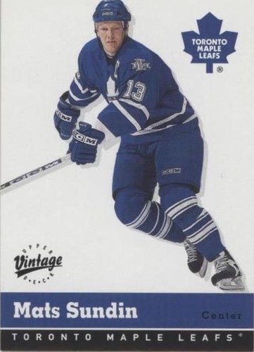 2000-01 Upper Deck Vintage - Mats Sundin #334
