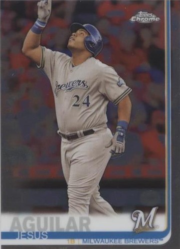 2019 Topps Chrome - Jesus Aguilar #10