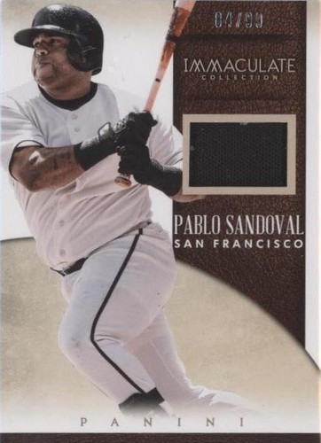 2014 Panini Immaculate Collection - Pablo Sandoval #17