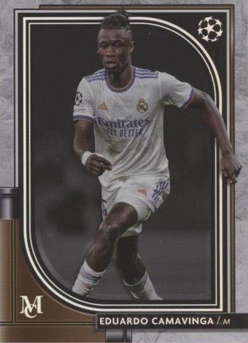 2021-22 Topps Museum Collection UCL Eduardo Camavinga #46
