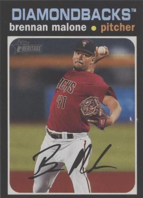 2020 Topps Heritage Minor League Edition - Brennan Malone #75