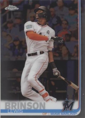 2019 Topps Chrome - Lewis Brinson #122