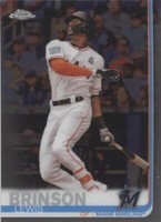 2019 Topps Chrome - Lewis Brinson #122