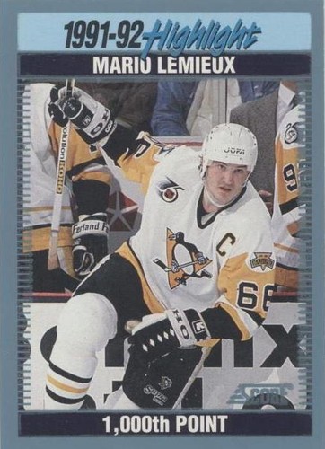 1992-93 Score Canadian - Mario Lemieux #448
