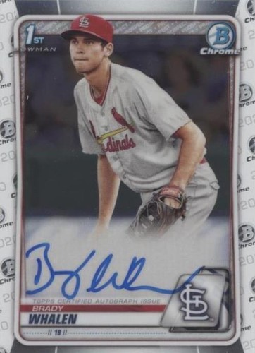 2020 Bowman Chrome - Brady Whalen #CPA-BW