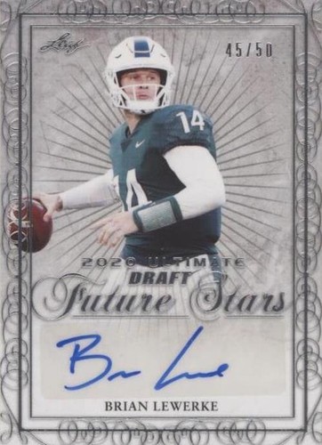 2020 Leaf Ultimate Draft Brian Lewerke #FS-BL1