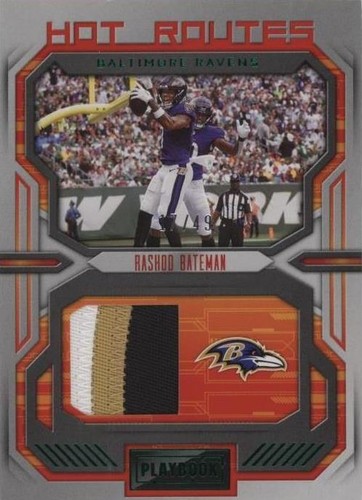 2022 Panini Playbook Rashod Bateman #HR-19