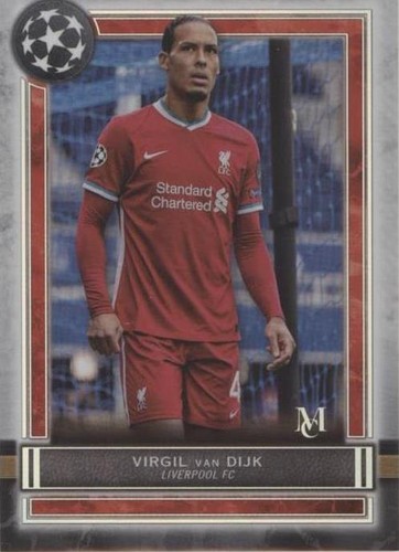 2020-21 Topps Museum Collection UCL Virgil van Dijk #63