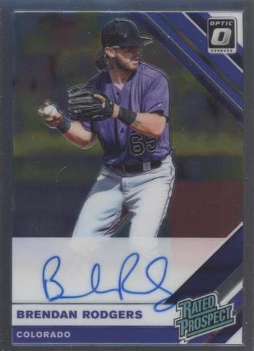 2019 Panini Donruss Optic - Brendan Rodgers #RPS-BR