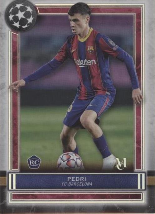 2020-21 Topps Museum Collection UCL Pedri #37