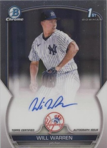 2023 Bowman Chrome - Will Warren #CPA-WW