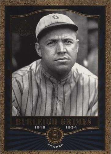 2001 SP Legendary Cuts - Burleigh Grimes #26