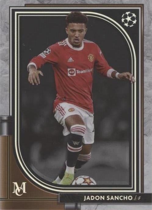 2021-22 Topps Museum Collection UCL Jadon Sancho #61