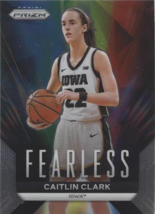 2024 Panini Caitlin Clark Fearless Rookie Card #F1 RC Collection
