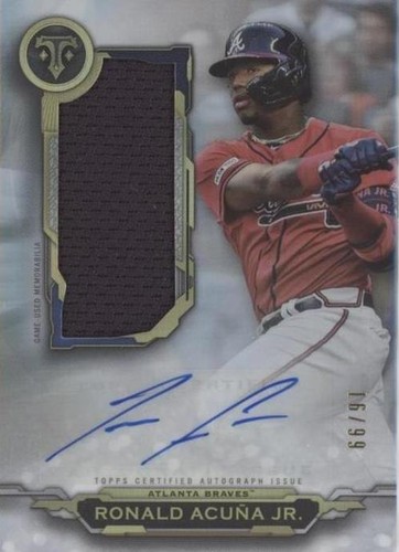 2019 Topps Triple Threads - Ronald Acuña Jr. #AUJR-RA