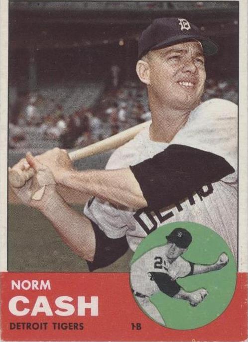 1963 Topps - Norm Cash #445