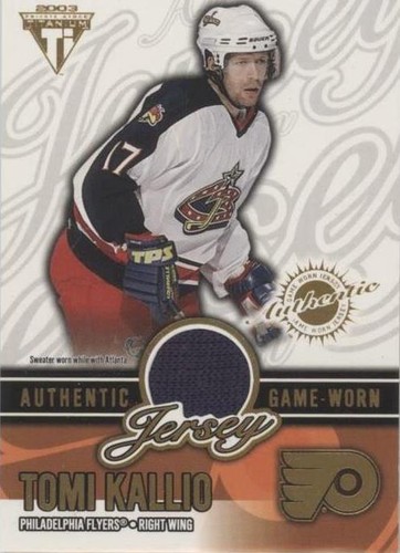 2002-03 Pacific Private Stock Titanium - Tomi Kallio #51