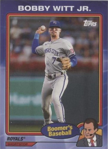 PSA 10 GEM MINT BASEBALL CARD 2024 TOPPS BOBBY WITT JR KANSAS CITY