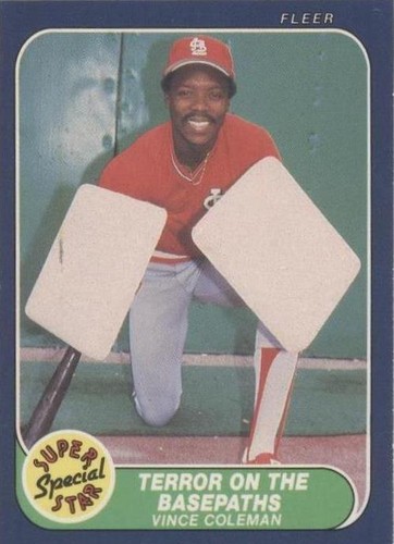 1986 Fleer - Vince Coleman #637