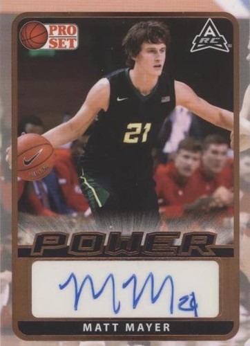 2021-22 Leaf Pro Set Power - Matt Mayer #BA-MM2