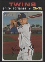 2020 Topps Heritage High Number - Ehire Adrianza #595