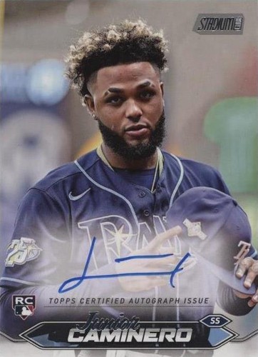 2024 Topps Stadium Club Junior Caminero RC Auto #SCBA-JC