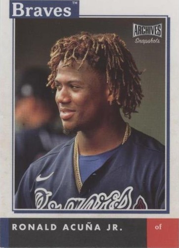 2020 Topps Archives Snapshots - Ronald Acuña Jr. #AS-RA