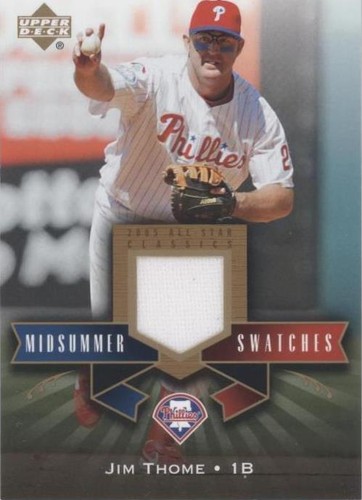 2005 Upper Deck All-Star Classics - Jim Thome #MS-JT